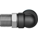 Festo Nickel Plated Brass Pneumatic Fitting Male R 1/4 in Thread 10mm Push-in Tube QSL-1/4-10