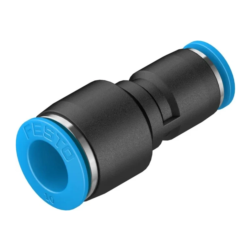 Festo QS Series Polybutylene Terephthalate Pneumatic Reducer Nipple Push-in Fitting 10 mm to 6 mm QS-10-6