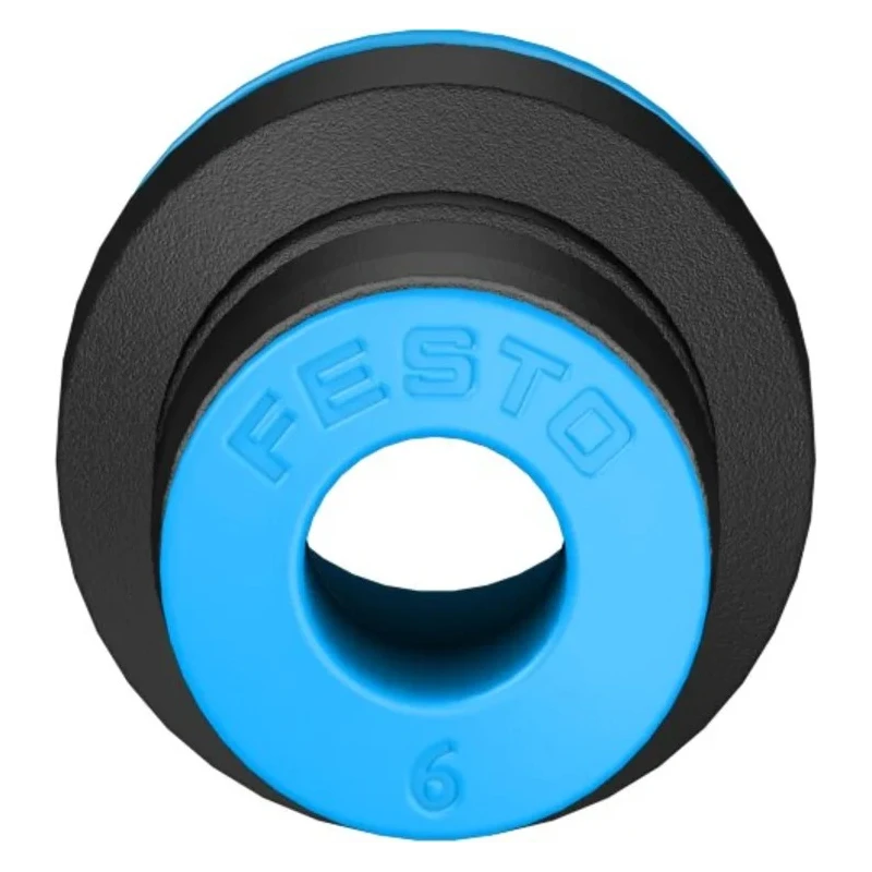 Festo QS Series Polybutylene Terephthalate Pneumatic Reducer Nipple Push-in Fitting 10 mm to 6 mm QS-10-6
