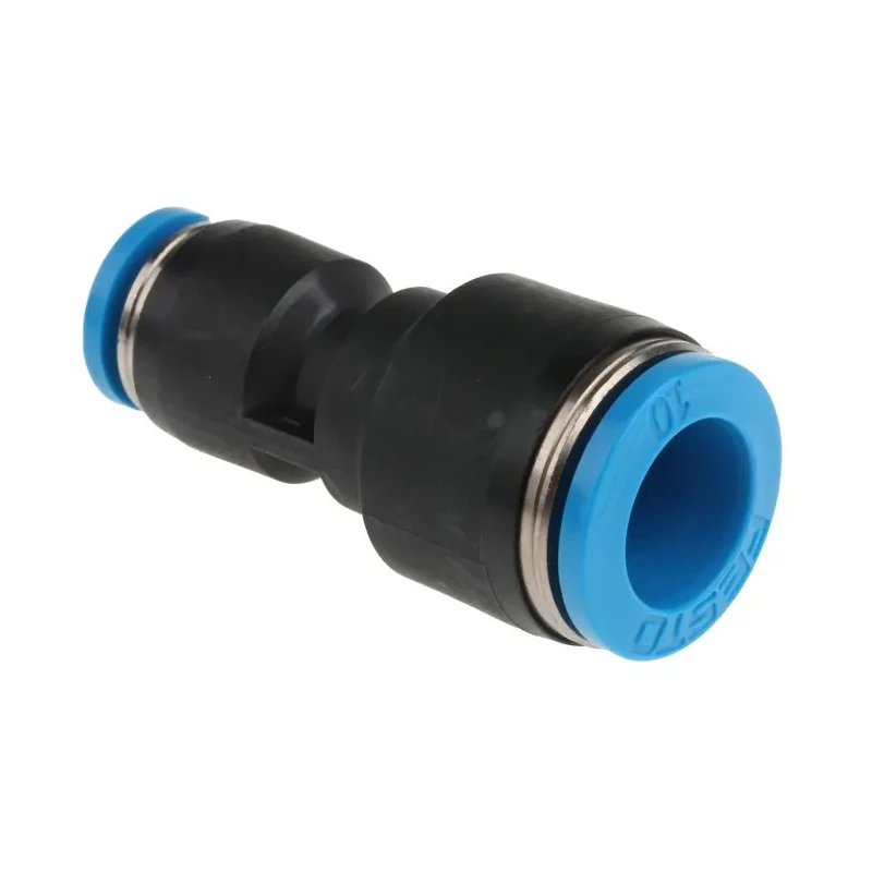 Festo QS Series Polybutylene Terephthalate Pneumatic Reducer Nipple Push-in Fitting 10 mm to 6 mm QS-10-6