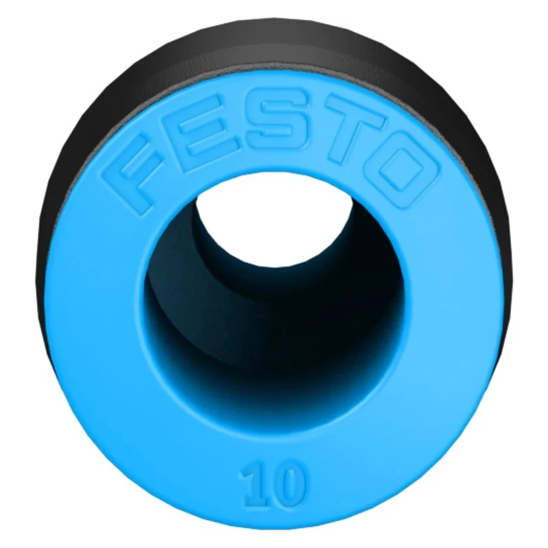Festo QS Series Polybutylene Terephthalate Pneumatic Reducer Nipple Push-in Fitting 10 mm to 6 mm QS-10-6