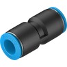 Festo QS Series Pneumatic Fitting 14 Bar, 10 mm Push-in Tube-to-Tube Adapter QS-10