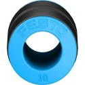 Festo QS Series Pneumatic Fitting 14 Bar, 10 mm Push-in Tube-to-Tube Adapter QS-10