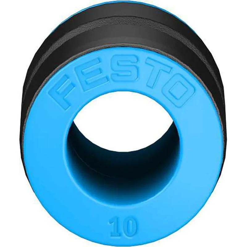 Festo QS Series Pneumatic Fitting 14 Bar, 10 mm Push-in Tube-to-Tube Adapter QS-10