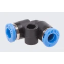 Festo QSML Series Nickel Plated Brass Pneumatic Fitting Push In 3 mm Elbow Tube-to-Tube Adapter QSML-3