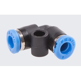 Festo QSML Series Nickel Plated Brass Pneumatic Fitting Push In 3 mm Elbow Tube-to-Tube Adapter QSML-3