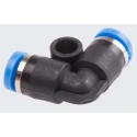 Festo QSML Series Nickel Plated Brass Pneumatic Fitting Push In 3 mm Elbow Tube-to-Tube Adapter QSML-3