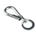 RS PRO Zinc Plated Steel Swivel Spring Hook 66mm Length 5.5mm Link Diameter 470-755