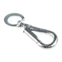 RS PRO Zinc Plated Steel Swivel Spring Hook 66mm Length 5.5mm Link Diameter 470-755