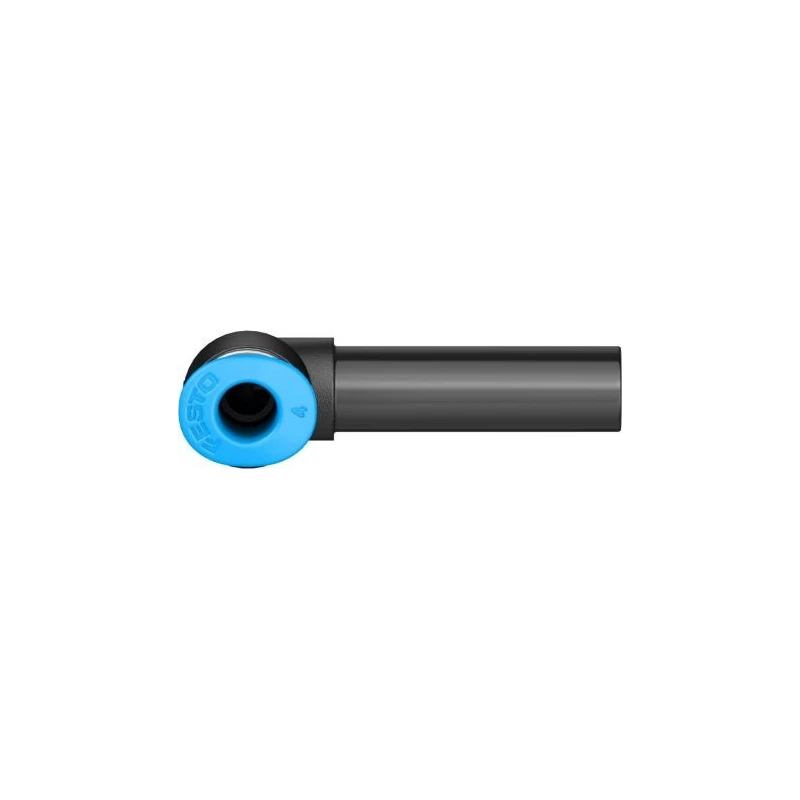Festo QSML Series Nickel Plated Brass Push-In L Connector Pneumatic Fitting 14 Bar 6 mm x 4 mm QSML-6H-4