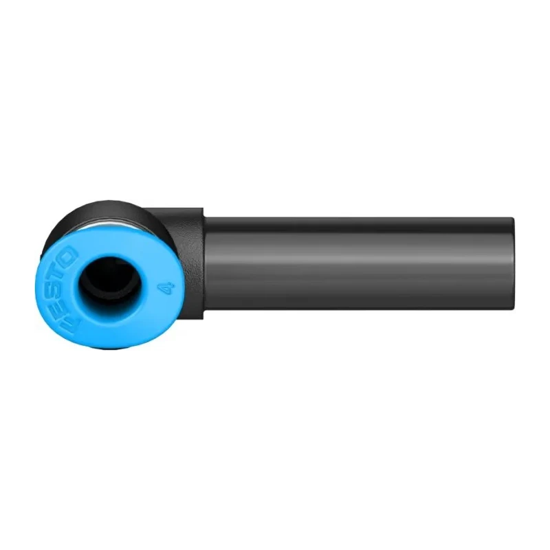 Festo QSML Series Nickel Plated Brass Push-In L Connector Pneumatic Fitting 14 Bar 6 mm x 4 mm QSML-6H-4