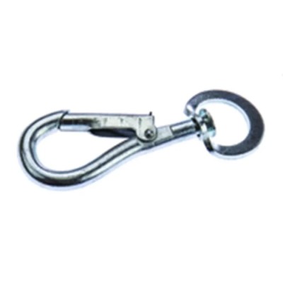 RS PRO Zinc Plated Steel Swivel Spring Hook 9.4 mm Diameter, 115 mm Length 470-759
