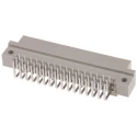 HARTING DIN 41612 48 Way 2.54 mm Pitch, Type Through Hole, Type C/2, Solder Class C2, 3 Row Male, Right Angle 09231486921