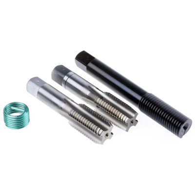 Böllhoff Industrial 13 Piece Metric ISO Thread Repair Kit with Installation Mandrel and Hand Taps 41851200020