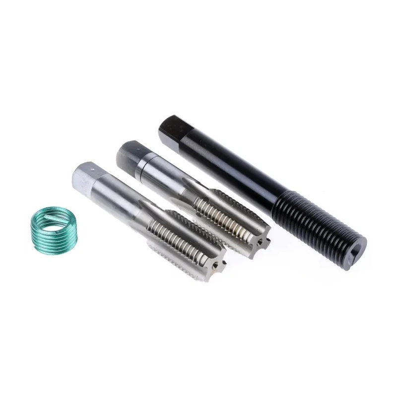 Böllhoff Industrial 13 Piece Metric ISO Thread Repair Kit with Installation Mandrel and Hand Taps 41851200020