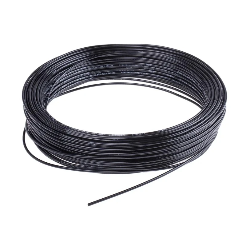 Festo Compressed Air Pipe Black Polyurethane 3 mm 50 m Operating Pressure 10 bar PUN-3X0,5-SW