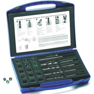 Böllhoff 260 Piece Thread Repair Kit, HELICOIL® Plus Inserts M4 - M10, Including Drill Bits and Installation 41861010001