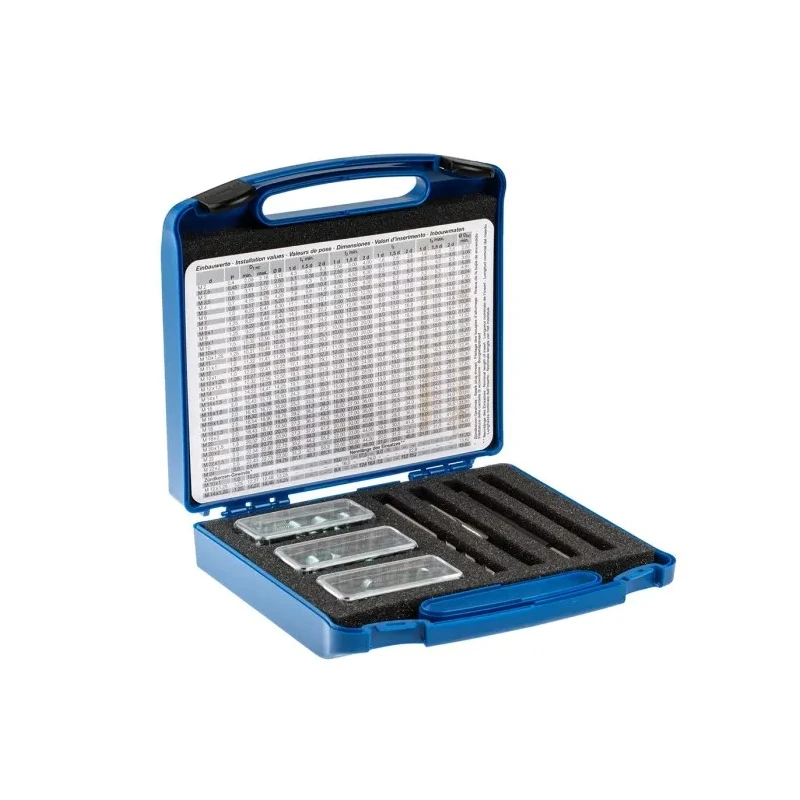 Böllhoff 64 Piece Metric Thread Repair Kit, Complete HELICOIL® Plus Thread Insert Kit 41851060000
