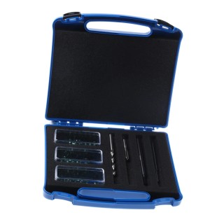 Böllhoff 64 piece Metric ISO Thread Repair Kit with HelicoilPlus Inserts, Tap, Drill, Tool Set 41851050000