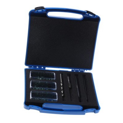 Böllhoff 64 piece Metric ISO Thread Repair Kit with HelicoilPlus Inserts, Tap, Drill, Tool Set 41851050000