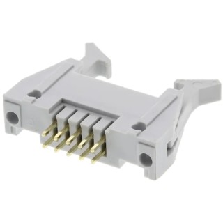 RS PRO Straight Through Hole PCB Header 10 Contacts 2.54 mm Pitch Shrouded 471-020