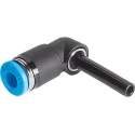 Festo Nickel Plated Brass Pneumatic Elbow Tube-to-Tube Adapter Push In 12 mm QSL-12H