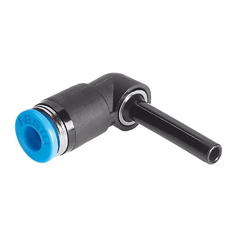 Festo Nickel Plated Brass Pneumatic Elbow Tube-to-Tube Adapter Push In 12 mm QSL-12H