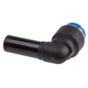 Festo QSL Series Nickel Plated Brass Pneumatic Elbow Tube-to-Tube Adapter Push In 12 mm to 10 mm QSL-12H-10