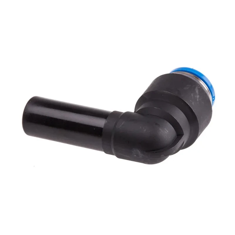 Festo QSL Series Nickel Plated Brass Pneumatic Elbow Tube-to-Tube Adapter Push In 12 mm to 10 mm QSL-12H-10