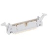 RS PRO Straight Through Hole PCB Header, 34 Contacts, 2.54 mm Pitch, Shrouded, Gold Plated Brass Contacts 471-070