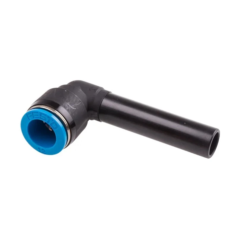 Festo QSL Series Nickel Plated Brass Pneumatic Elbow Tube-to-Tube Adapter Push In 12 mm QSL-12HL