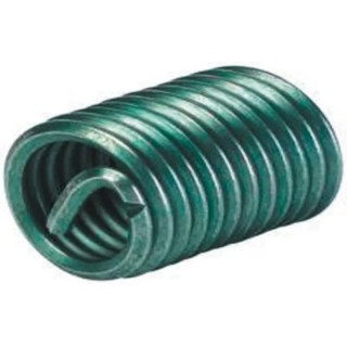 Böllhoff Thread Repair Insert, Drill Size 20.75 mm, Thread Length 20 mm, Stainless Steel A2 Silver Plated 01891200020