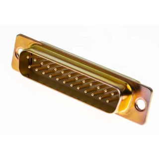 RS PRO 25 Way Straight Through Hole D-Sub Connector Male 750V 5A Polyethylene Terephthalate Housing 470-897