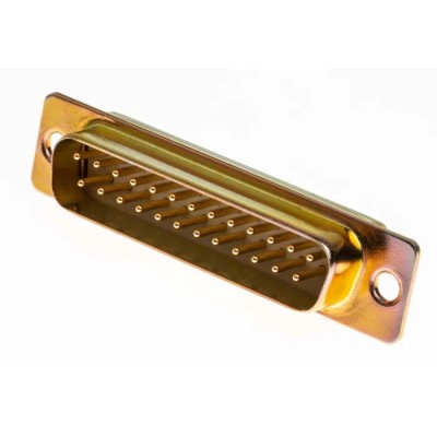 RS PRO 25 Way Straight Through Hole D-Sub Connector Male 750V 5A Polyethylene Terephthalate Housing 470-897