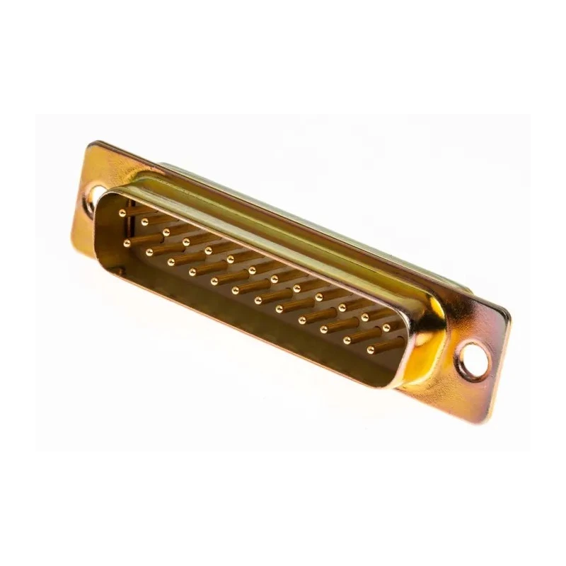 RS PRO 25 Way Straight Through Hole D-Sub Connector Male 750V 5A Polyethylene Terephthalate Housing 470-897