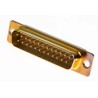 RS PRO 25 Way Straight Through Hole D-Sub Connector Male 750V 5A Polyethylene Terephthalate Housing 470-897