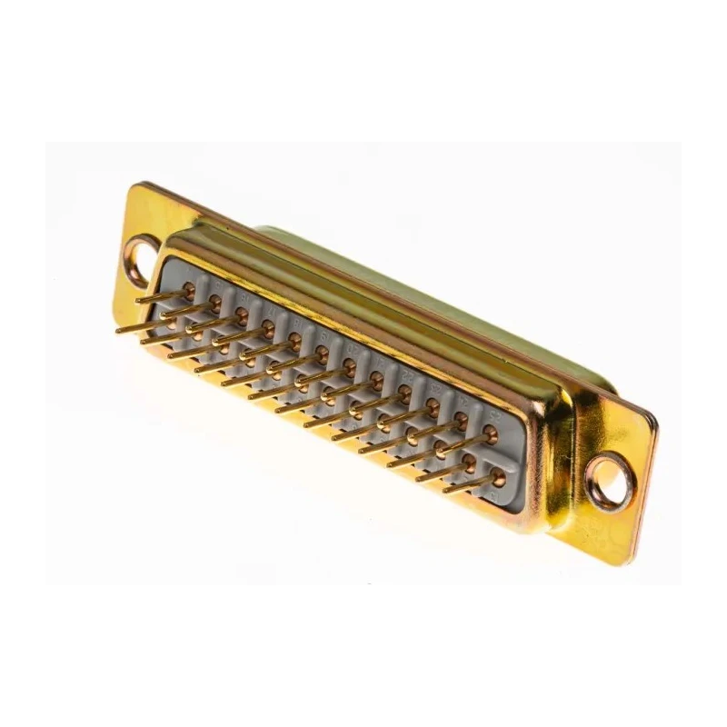 RS PRO 25 Way Straight Through Hole D-Sub Connector Male 750V 5A Polyethylene Terephthalate Housing 470-897