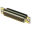 RS PRO 25 Way Straight Panel Mount D-Sub Connector Female 750V 5A Steel Housing 470-904
