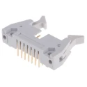 RS PRO Right Angle Through Hole PCB Header, 14 Contacts, 2.54 mm Pitch, 1 Row, Shrouded 471-115