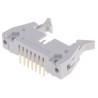 RS PRO Right Angle Through Hole PCB Header, 14 Contacts, 2.54 mm Pitch, 1 Row, Shrouded 471-115