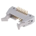 RS PRO Right Angle Through Hole PCB Header, 14 Contacts, 2.54 mm Pitch, 1 Row, Shrouded 471-115