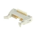 RS PRO Right Angle Through Hole PCB Header 16 Contacts 2.54 mm Pitch 2 Row Shrouded 471-121