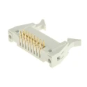 RS PRO Right Angle Through Hole PCB Header 16 Contacts 2.54 mm Pitch 2 Row Shrouded 471-121
