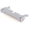 RS PRO Right Angle Through Hole PCB Header 34 Contacts 2.54 mm Pitch Brass Gold Plated 471-159