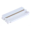 RS PRO 34-Way Shrouded IDC Connector Female for Cable 2-Row, 500V, 1A, Brass Contacts, Fibreglass Reinforced 471-238