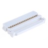 RS PRO 34-Way Shrouded IDC Connector Female for Cable 2-Row, 500V, 1A, Brass Contacts, Fibreglass Reinforced 471-238