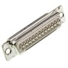 Amphenol Communications Solutions 25 Way Straight 2.76 mm Pitch Panel Mount D-Sub Connector Female DB25S064TLF