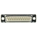 Amphenol Communications Solutions 25 Way Straight 2.76 mm Pitch Panel Mount D-Sub Connector Female DB25S064TLF