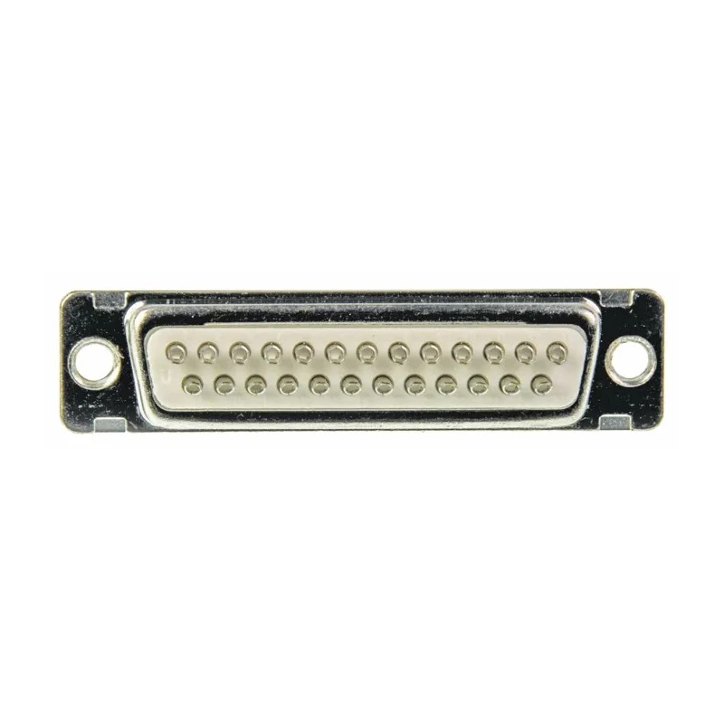 Amphenol Communications Solutions 25 Way Straight 2.76 mm Pitch Panel Mount D-Sub Connector Female DB25S064TLF