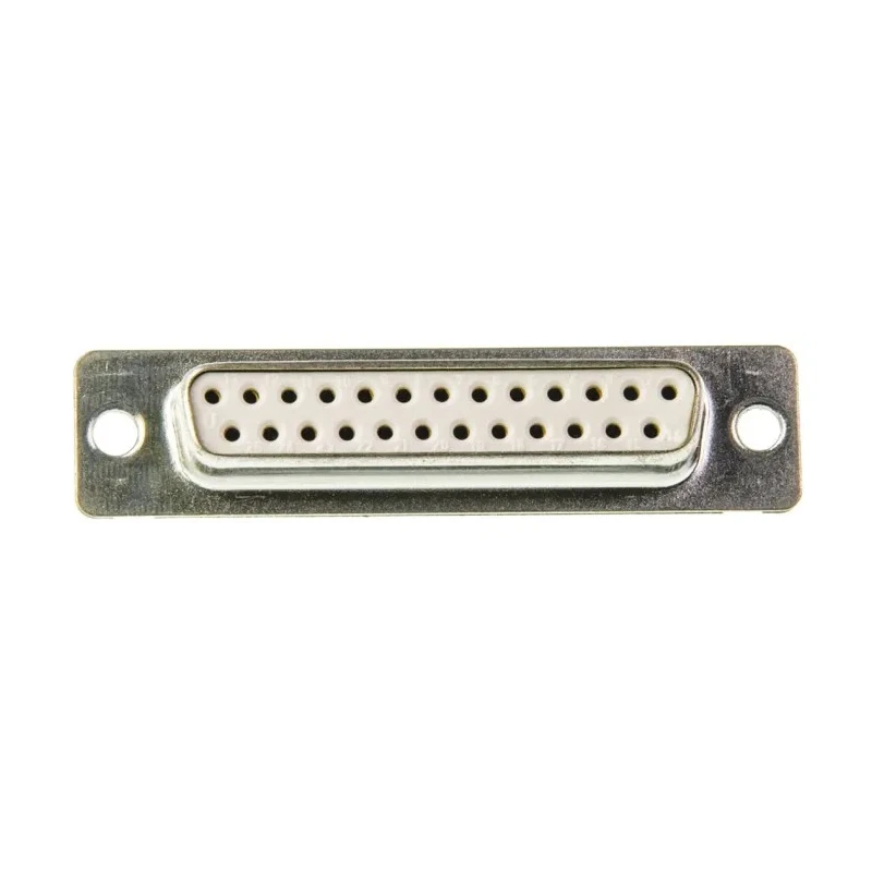 Amphenol Communications Solutions 25 Way Straight 2.76 mm Pitch Panel Mount D-Sub Connector Female DB25S064TLF